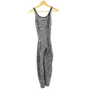 Free People Movement Gray Marled Jumpsuit